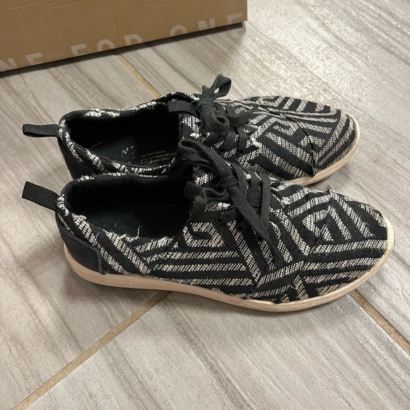 Toms Del Rey Sneaker Tribal Woven in Black - Picture 4 of 10